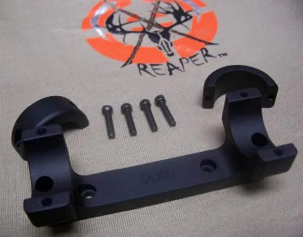 DNZ 54700 Game Reaper Remington Scope Mount/Ring Combo Matte Black 1" - View 2