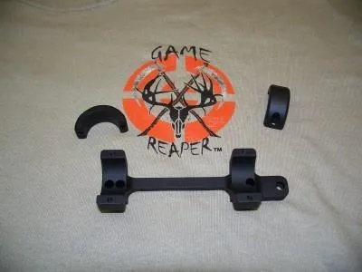 DNZ Products 62700 Game Reaper Remington Model 7 Scope Mount 1" Black - View 2