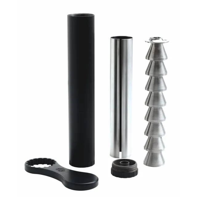 TACSOL Axiom Rimfire Suppressor 1/2x28 Threads 1" OD Full Auto Rated 6oz - View 2