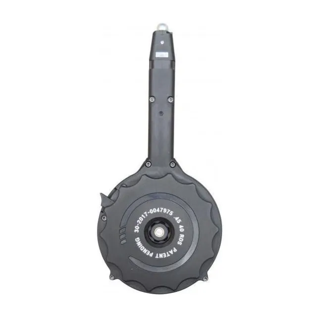 RWB Glock .45 ACP 40 Round Drum Magazine Black Polymer GD4540 - View 2