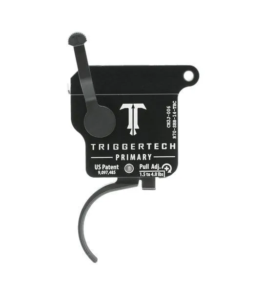 TriggerTech R70SBB14TBC Remington 700 Curved Trigger 1.5-4 lbs Black - View 2