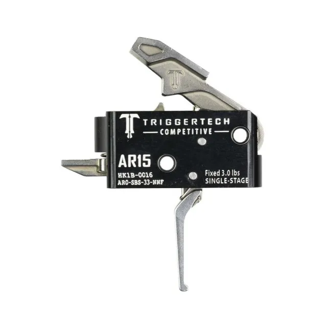 TriggerTech Trigger Competitive Flat Sgl Stage 3LB f/AR-15 AR0-SBS-33-NNF - View 2