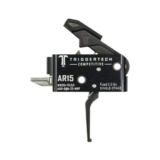 TriggerTech AR0SBB33NNF AR-15 Single-Stage Flat Trigger 3 lbs Black - View 2