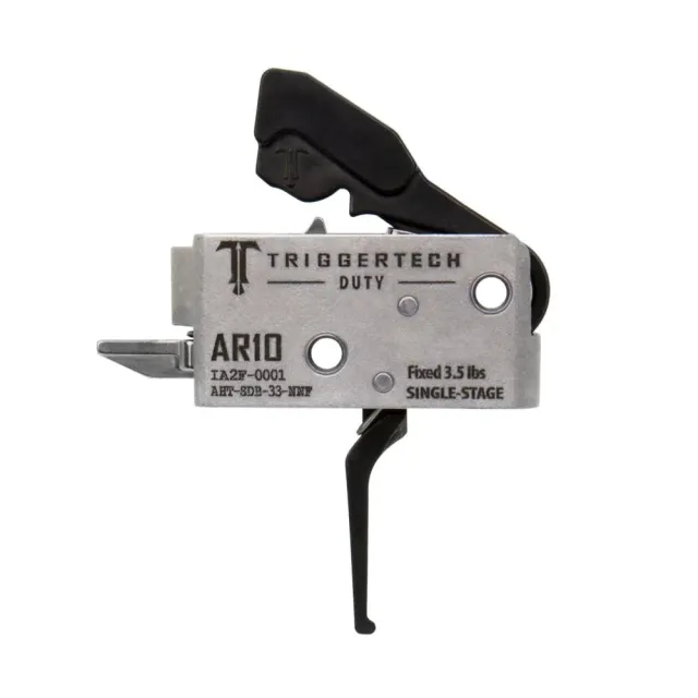 TriggerTech AHTSDB33NNF AR-10 Duty Flat Trigger 3.5 lbs Single-Stage - View 2