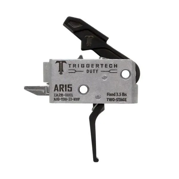TriggerTech AH0TDB33NNF AR-15 Duty Flat Trigger 3.5 lbs Two-Stage Stainless - View 2