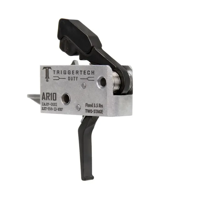 TriggerTech AHTTDB33NNF AR-10 Duty Flat Trigger 3.5 lbs Two-Stage Stainless - View 3