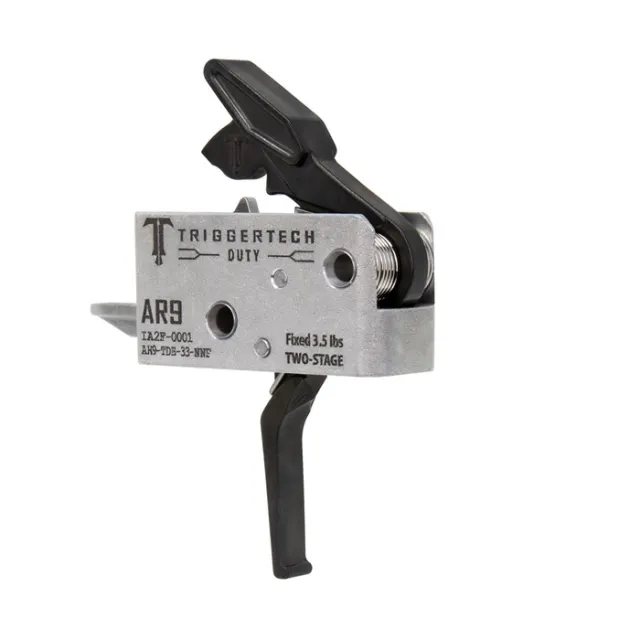 TriggerTech AH9TDB33NNF AR-9 Duty Flat Trigger 3.5 lbs Two-Stage Stainless - View 3