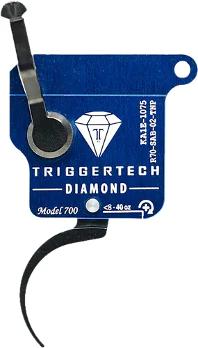 TriggerTech R70SAB02TNP Diamond Black Curved Trigger Remington 700 RH - View 2