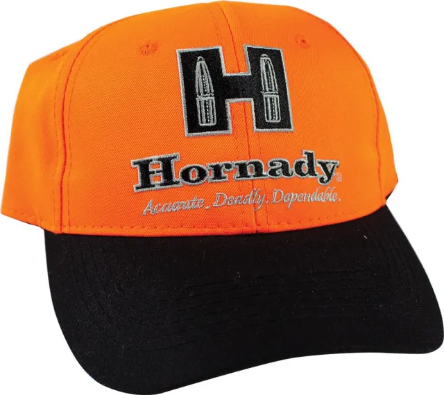 Outdoor Edge Hornady Polyester Blaze Orange Adjustable Snapback Cap - View 2