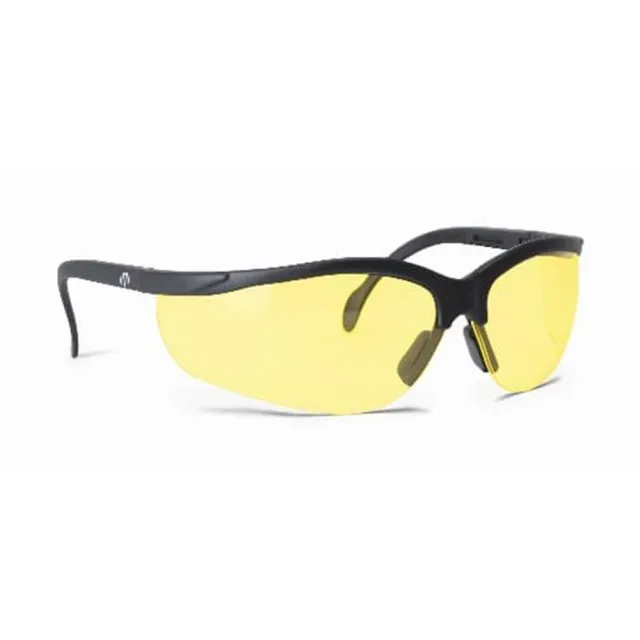 Walker's Sport Shooting Glasses Black with Yellow Lens - View 2