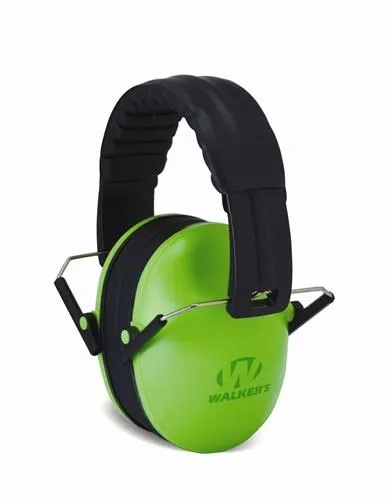 Walker's GWP-FKDM-LG Youth Folding Muff Green Foldable Ear Protection - View 2