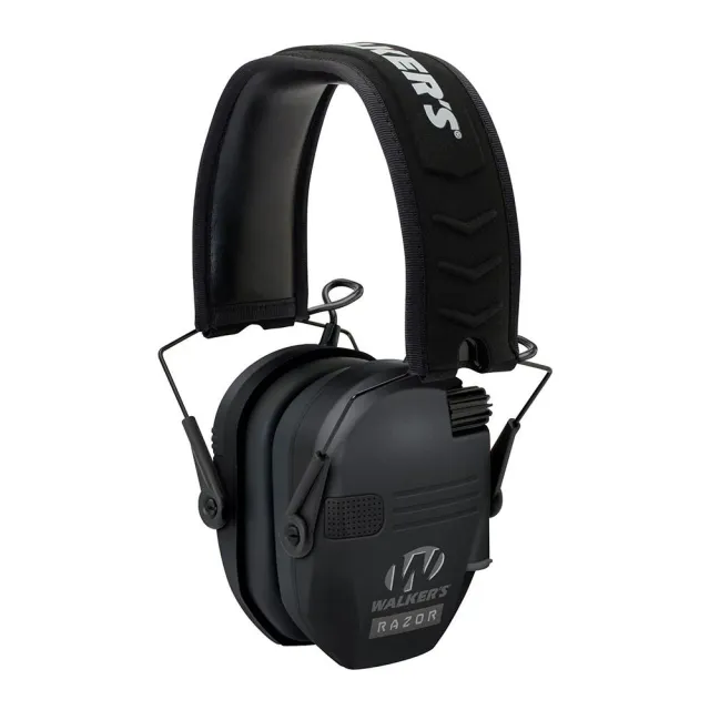 Walkers Game Ear / GSM Outdoors Razor Slim Electronic Muff - Black - View 2