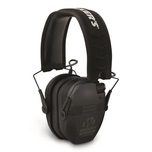 WALKERS GAME EAR Razor Slim 23dB Black Electronic Quad Muff (GWPRSEQMBT) - View 2