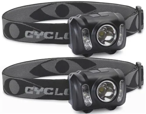 Cyclops CYCHL2102PK Headlamp 210 Lumens White Red-Green-White LED Bulb ... - View 2