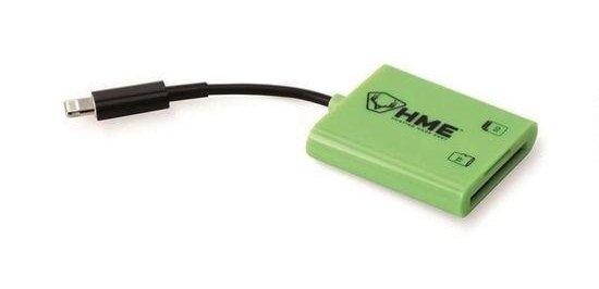 DNZ Products HME SD Card Reader for iOS Lightning Green - View 2