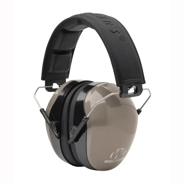 Walkers Game Ear Passive Earmuff Padded Headband Folding Flat Dark Earth - View 2