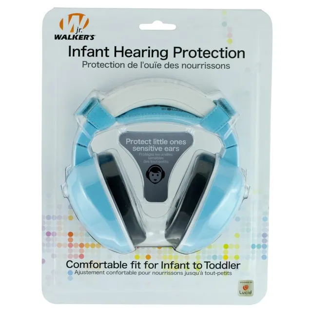WALKER'S GAME EAR Infant/Toddler Passive Baby Blue Earmuffs (GWP-INFM-BL) - View 2