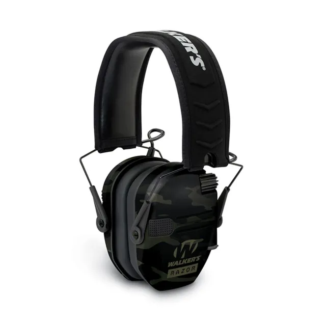 Walkers Game Ear Razor Electronic Slim Folding Earmuffs Multicam Grey - View 2