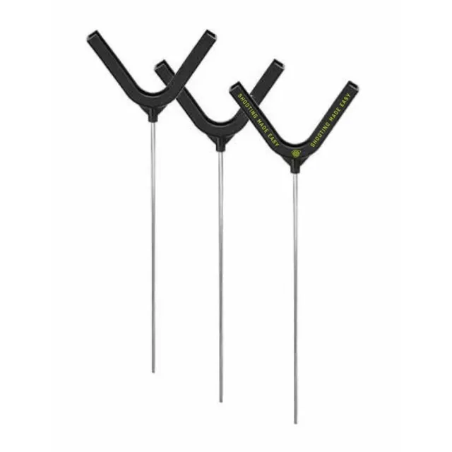 Shooting Made Easy SMECTH Clay Target Holder Black Polymer 3-Pack - View 2