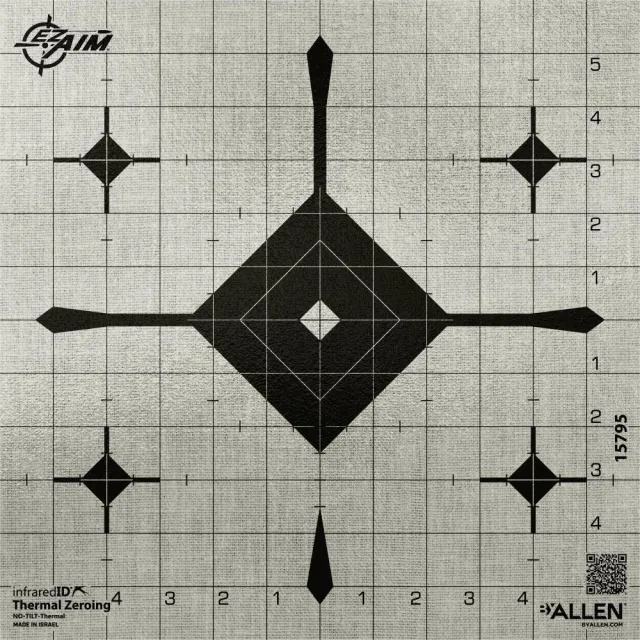 Allen Company 15795 Paper Target 12 in Thermal ID Grid 1 Pack - View 2
