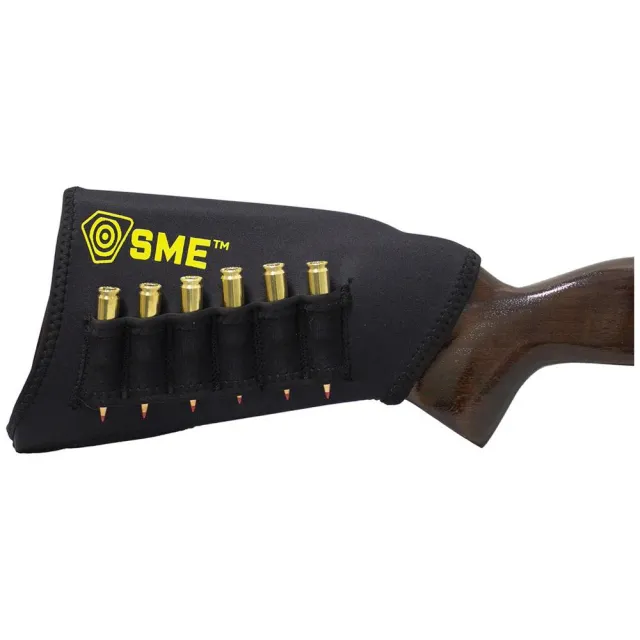 Shooting Made Easy SMERSRSL Stock Riser 5 Shell Loop Black Neoprene - View 2