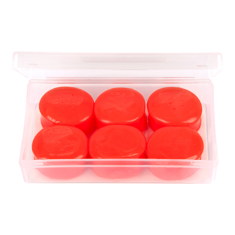 Allen Company 4123 Ultrax Silicone Putty 22 dB Orange 3 Pair - View 2