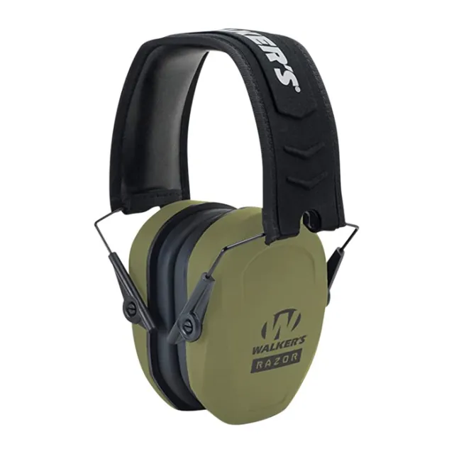 WALKER'S GAME EAR Razor Slim Passive OD Green Earmuffs (GWP-RSMPAS-ODG) - View 2
