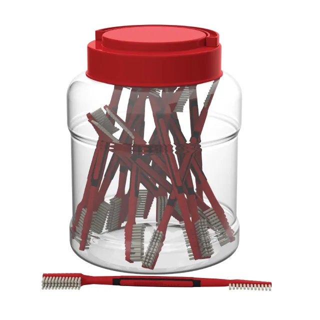 Birchwood Casey BC-NYLBRSH-25PK Dual End Nylon Brush 25-Piece Tub - View 2