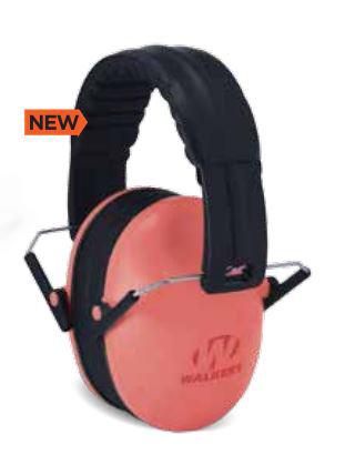 Walker's Small Passive Folding Ear Muffs - Coral 23dB NRR - View 2