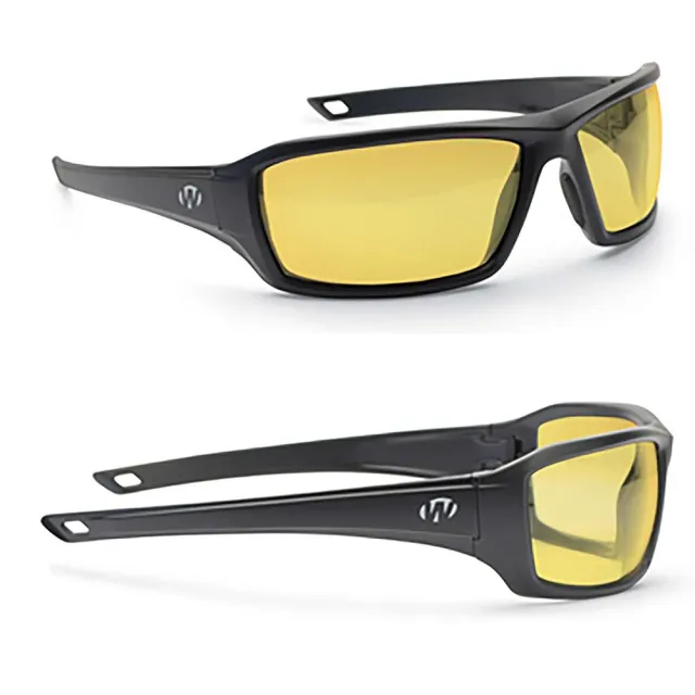 Walker's GWPIKNFF2AMB IKON Forge Ballistic Eyewear Amber Lens Black Frame - View 2