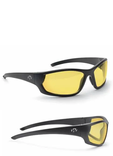 WALKER'S GAME EAR Ikon Vector Full Frame Amber Lens Shooting Glasses w/Case - View 2