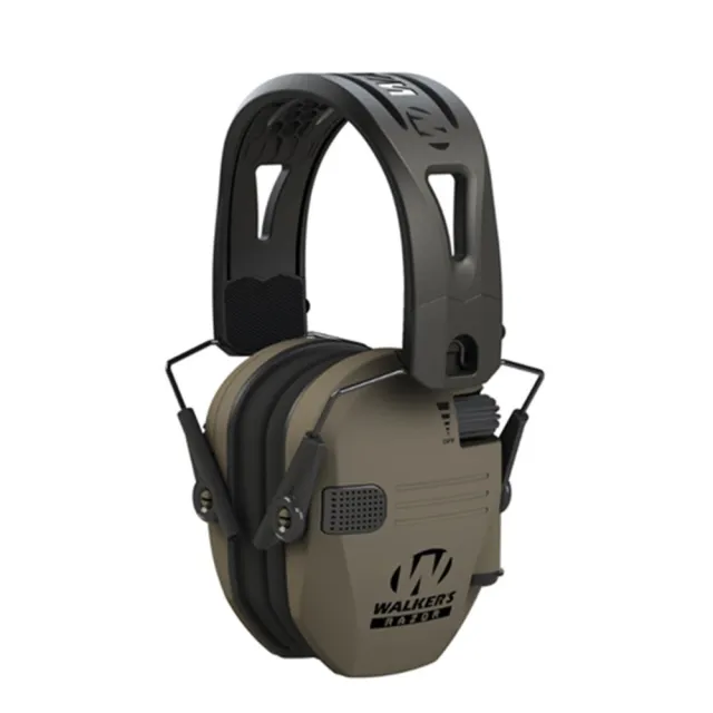 WALKER'S GAME EAR Razor Tacti-Grip Flat Dark Earth Electronic Earmuffs - View 2