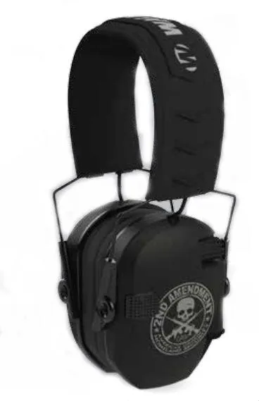 Walker's Razor Freedom Slim Electronic Earmuff 2nd Amendment Logo - View 2