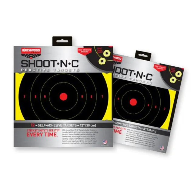 Birchwood Casey TDSNC1212PK 12" Bullseye Target Dispenser 12 Pack - View 2