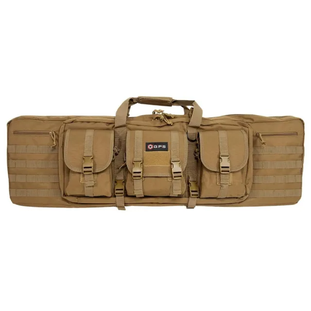 GPS DRC42-FDE Double Rifle Case 42In Padded Flat Dark Earth - View 2