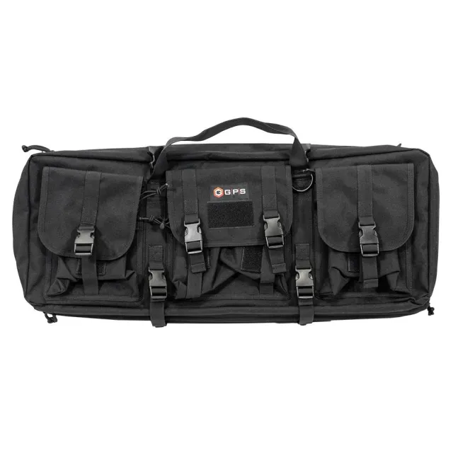 GPS GPS-DRC28 Double Rifle Case Black 600D Polyester 2-Pistol Sleeves - View 2