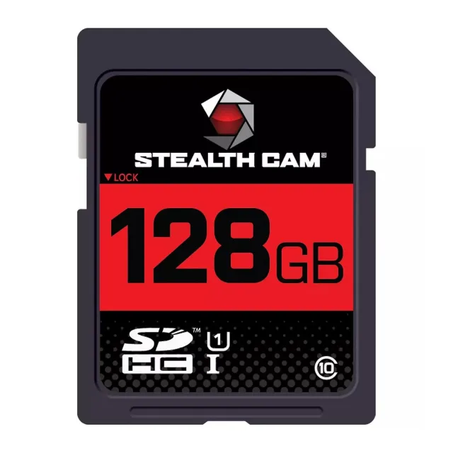 Walker's STC128GB SD Card 128GB Class 10 Black/Red High-Speed - View 2
