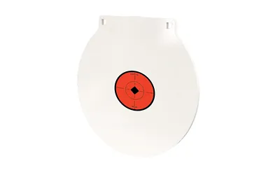 Birchwood Casey RND15 15" NM500 Steel Target Plate Black/Red/White - View 2