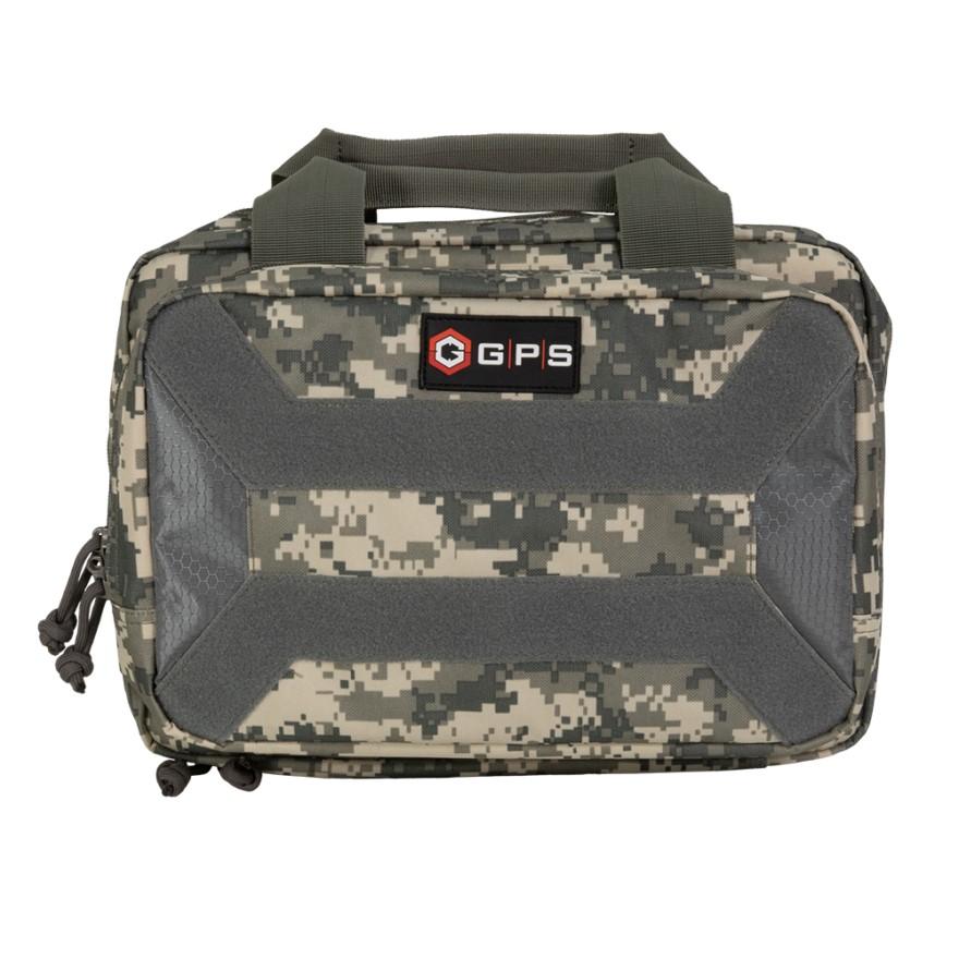 GPS Bags PC15ACU Pistol Case Gray Digital 600D Polyester Holds 1 Handgun - View 2