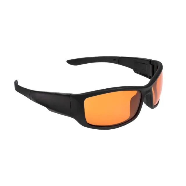 Allen ULTRX Sync Safety Glasses Black with Amber Lenses - View 2