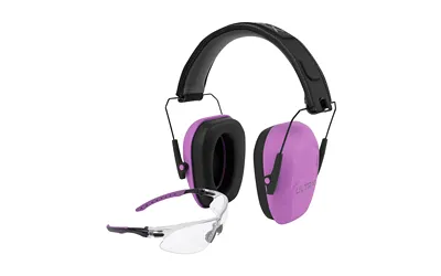 Allen Company 4155 ULTRX Shield Ear/Eye Combo NRR 23dB MetPlum - View 2
