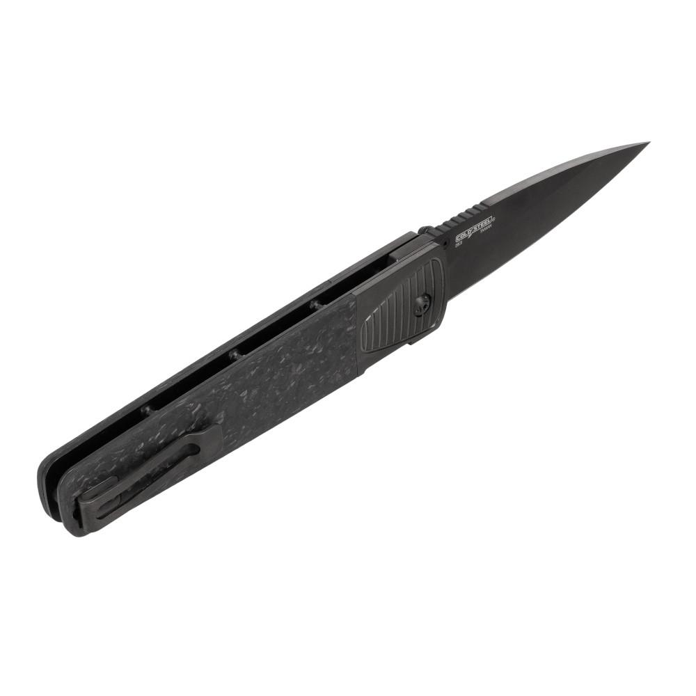Cold Steel CSFL42CLD Caledonian 4.25" Spear Point Folding Knife, Carbon Handle - View 2