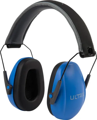 Allen Company 4175 Youth Passive Slim Over-the-Head Headphones Blue - View 2