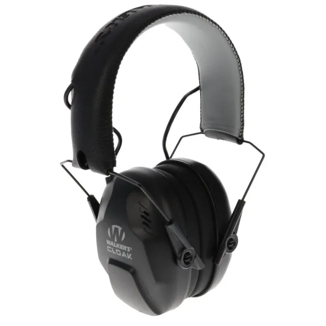 Walker's GWP-CLKDM Cloak Dual Mic Electronic Muff Black 23-25 dB Overhead - View 2