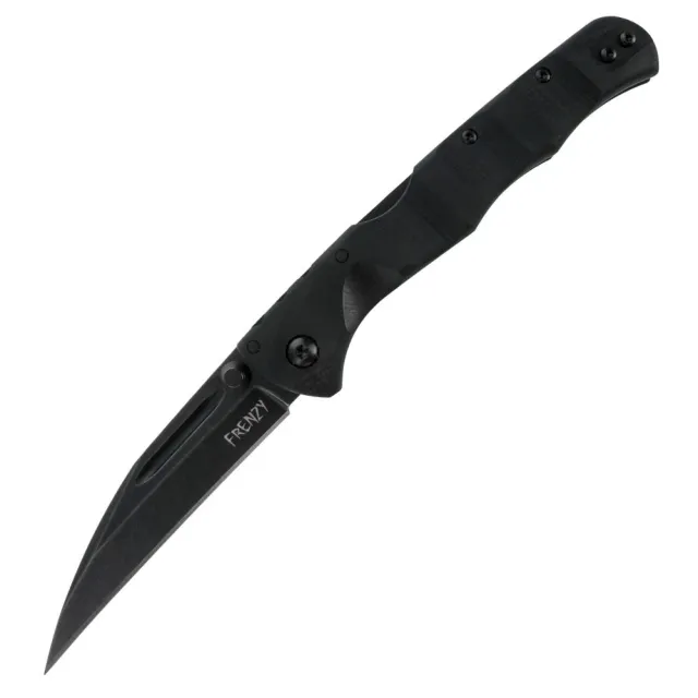 Cold Steel CS-FL-35FRN-BKBK Frenzy II Folding Knife 3.5" 3V Sheepsfoot Blade - View 2