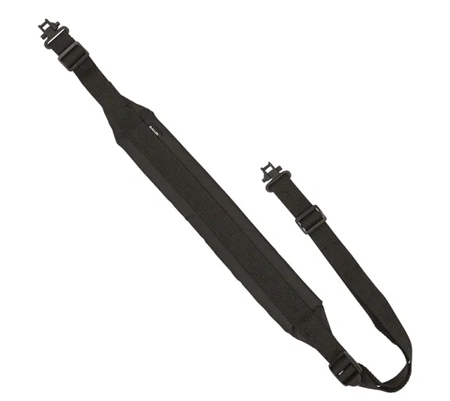 Allen 8311 Padded Rifle Sling 20-42 in Black Endura Fabric Swivels - View 2