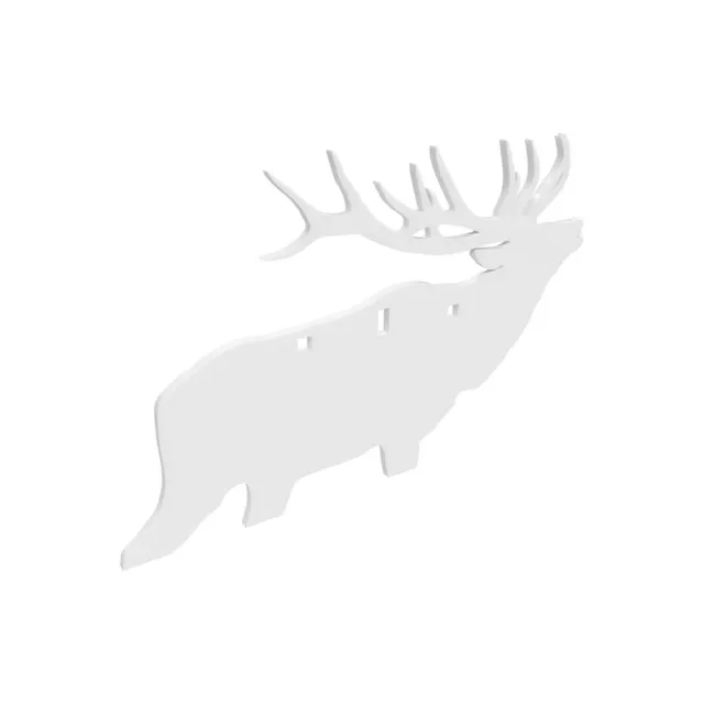 Birchwood Casey BC-47700 AR500 Elk Target 3/8" Steel, 21" Silhouette - View 2