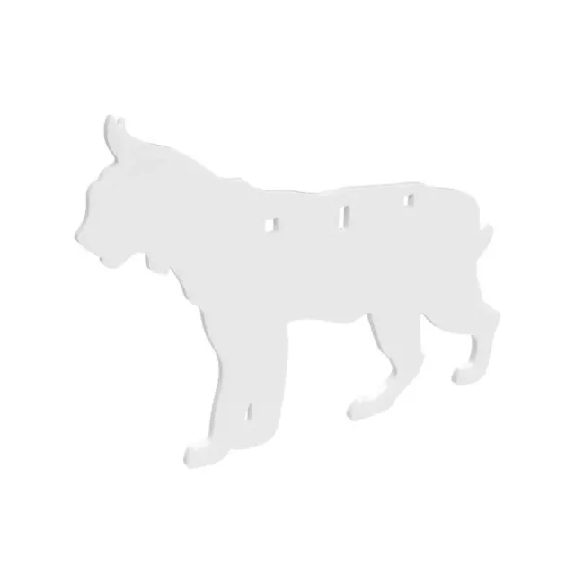 Birchwood Casey Bobcat Target AR500 20 In 3/8in Steel White - View 2