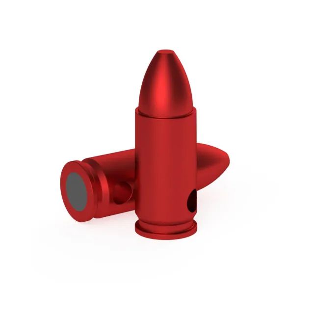 Birchwood Casey BC-DCTR-9MM 9mm Aluminum Training Rounds 6-Pack - View 2