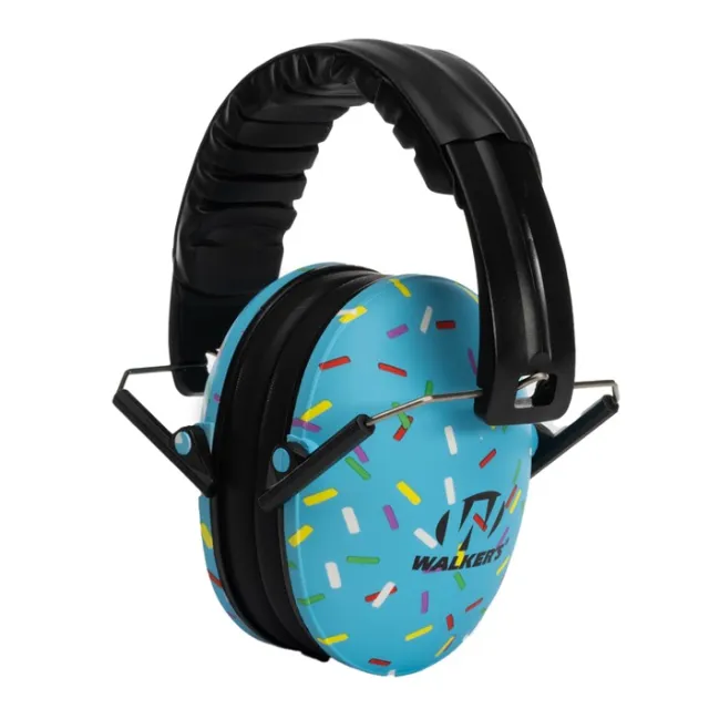 Walker's GWPFKDMSPRNKBL Youth Passive Headset Blue Sprinkles - View 2